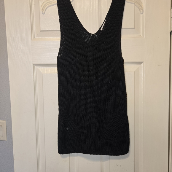 LOFT Tops - LOFT Classic Black Knit Tank Top